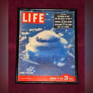 Life 1950 Magazine Cover - Framed